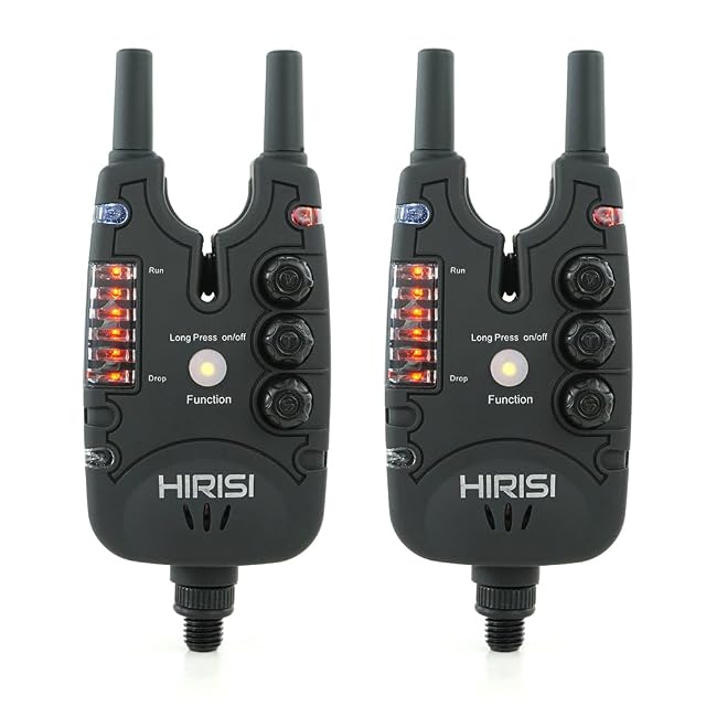 Detector de picada para carpa estanco Hirisi Tackle con nueve LED