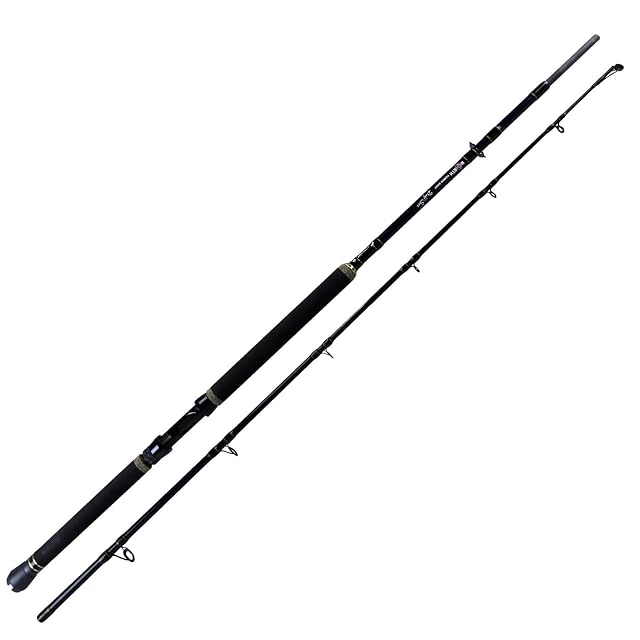 Caña Team Deep Sea North Power Boat con portacarrete de aluminio y culata con gimbal
