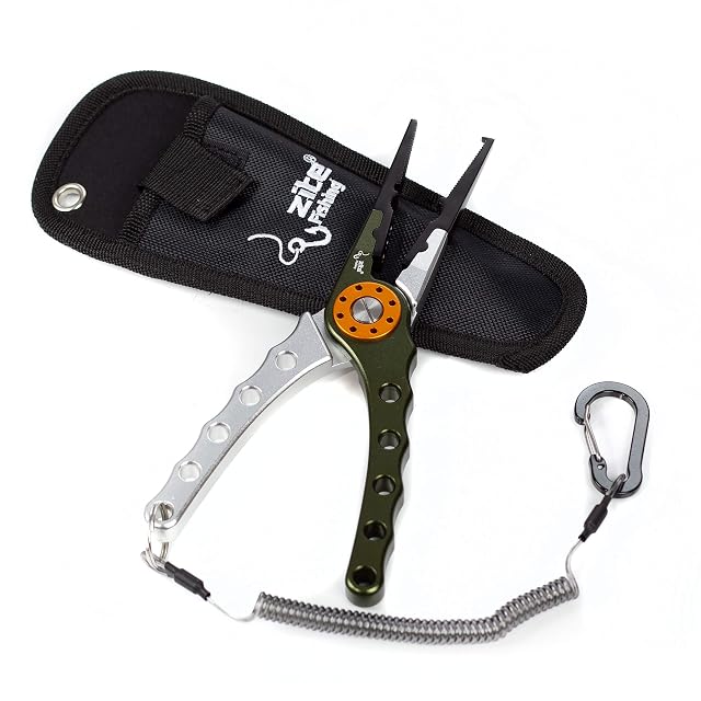 Multiherramienta Zite Fishing de aluminio con funda de cinturón