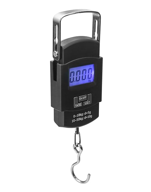 Báscula colgante digital portátil QWORK de 50 kg