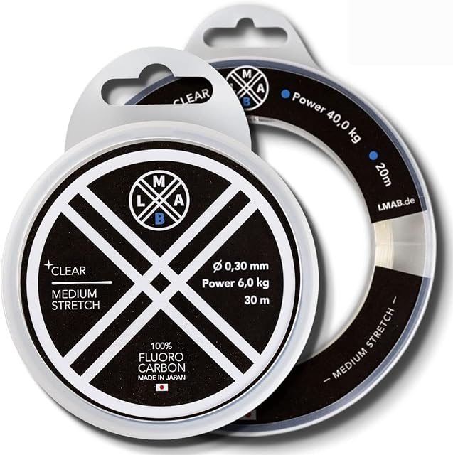 Bobina de material de bajo de línea de fluorocarbono LMAB 100 Pro