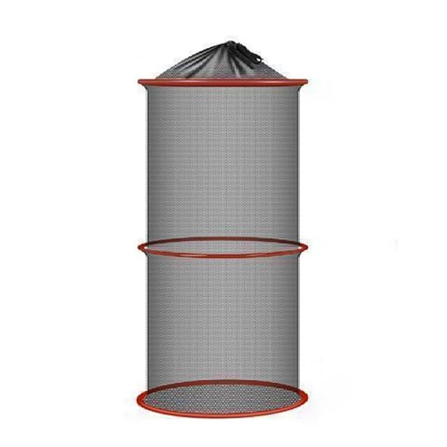 Jaula para cebos plegable de malla DONGKER para peces vivos
