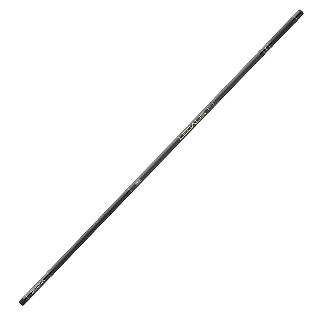 Caña de enchufe telescópica Daiwa Legalis desplegada y recogida