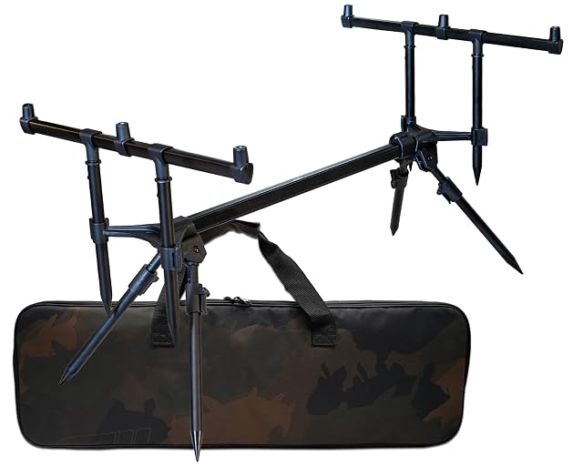 Rod pod Angel-Berger Session de aluminio con bolsa de transporte