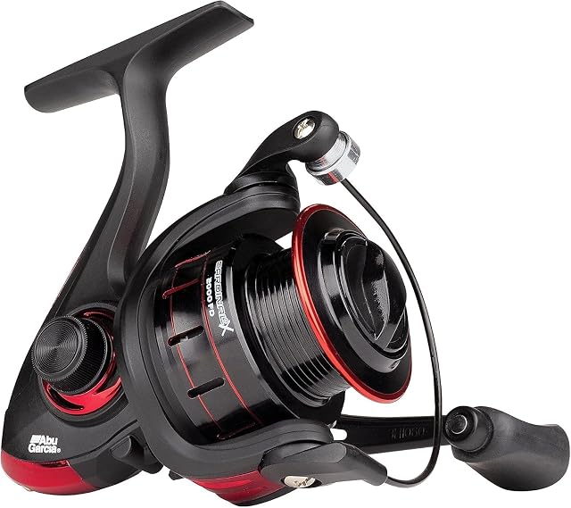 Carrete de bobina fija Abu Garcia Cardinal X 1000 en negro y rojo