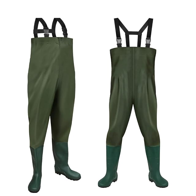 Vadeadores SWANEW de nylon PVC 70D con botas de caucho antideslizantes